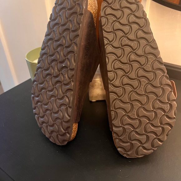 Birkenstock Women's Dark Brown Leather Sandals - Picture 2 of 5